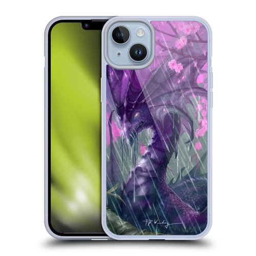 Piya Wannachaiwong Dragons Of Sea And Storms Spring Rain Dragon Soft Gel Case for Apple iPhone 14 Plus