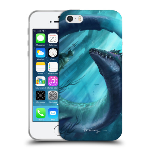 Piya Wannachaiwong Dragons Of Sea And Storms Dragon Of Atlantis Soft Gel Case for Apple iPhone 5 / 5s / iPhone SE 2016