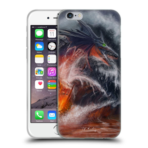 Piya Wannachaiwong Dragons Of Sea And Storms Sea Fire Dragon Soft Gel Case for Apple iPhone 6 / iPhone 6s