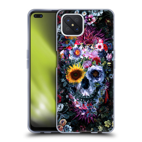 Riza Peker Skulls 9 Skull Soft Gel Case for OPPO Reno4 Z 5G