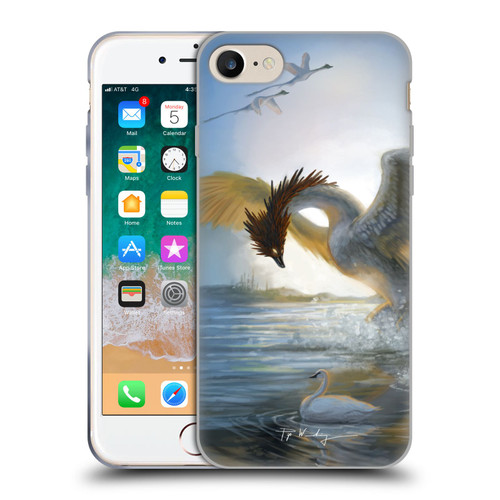 Piya Wannachaiwong Dragons Of Sea And Storms Swan Dragon Soft Gel Case for Apple iPhone 7 / 8 / SE 2020 & 2022