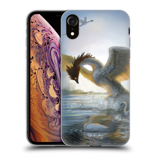 Piya Wannachaiwong Dragons Of Sea And Storms Swan Dragon Soft Gel Case for Apple iPhone XR