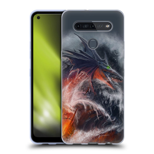 Piya Wannachaiwong Dragons Of Sea And Storms Sea Fire Dragon Soft Gel Case for LG K51S