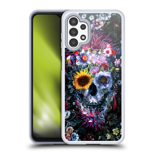 Riza Peker Skulls 9 Skull Soft Gel Case for Samsung Galaxy A13 (2022)