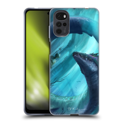 Piya Wannachaiwong Dragons Of Sea And Storms Dragon Of Atlantis Soft Gel Case for Motorola Moto G22