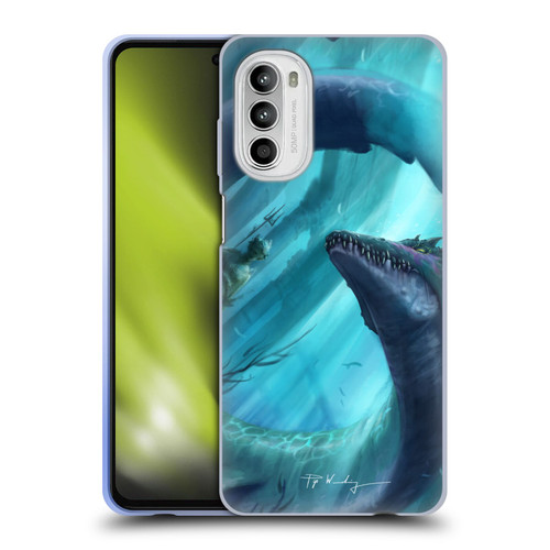 Piya Wannachaiwong Dragons Of Sea And Storms Dragon Of Atlantis Soft Gel Case for Motorola Moto G52