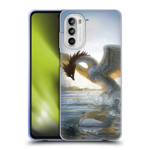 Piya Wannachaiwong Dragons Of Sea And Storms Swan Dragon Soft Gel Case for Motorola Moto G52