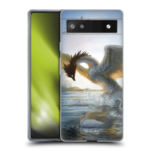 Piya Wannachaiwong Dragons Of Sea And Storms Swan Dragon Soft Gel Case for Google Pixel 6a