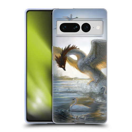 Piya Wannachaiwong Dragons Of Sea And Storms Swan Dragon Soft Gel Case for Google Pixel 7 Pro