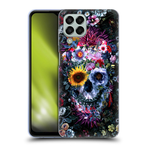 Riza Peker Skulls 9 Skull Soft Gel Case for Samsung Galaxy M33 (2022)