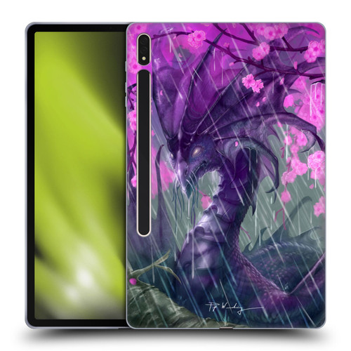 Piya Wannachaiwong Dragons Of Sea And Storms Spring Rain Dragon Soft Gel Case for Samsung Galaxy Tab S8 Plus