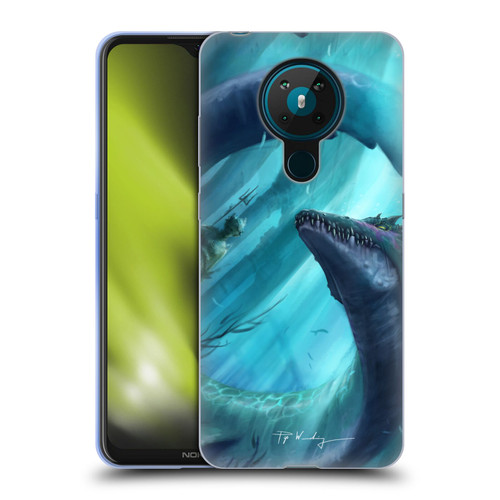 Piya Wannachaiwong Dragons Of Sea And Storms Dragon Of Atlantis Soft Gel Case for Nokia 5.3