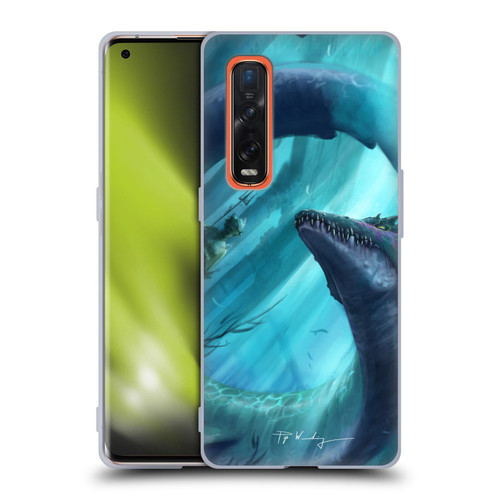 Piya Wannachaiwong Dragons Of Sea And Storms Dragon Of Atlantis Soft Gel Case for OPPO Find X2 Pro 5G