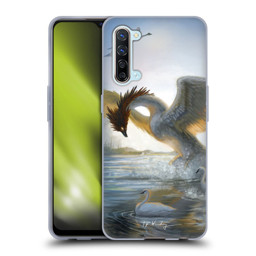 Piya Wannachaiwong Dragons Of Sea And Storms Swan Dragon Soft Gel Case for OPPO Find X2 Lite 5G