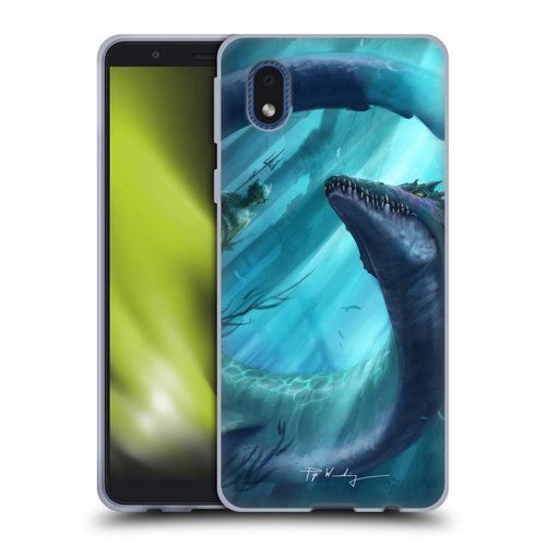 Piya Wannachaiwong Dragons Of Sea And Storms Dragon Of Atlantis Soft Gel Case for Samsung Galaxy A01 Core (2020)
