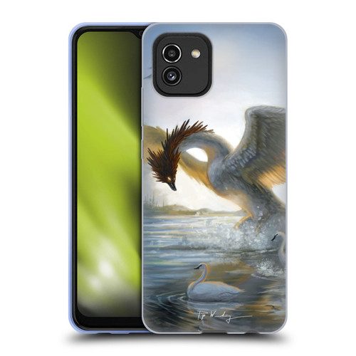 Piya Wannachaiwong Dragons Of Sea And Storms Swan Dragon Soft Gel Case for Samsung Galaxy A03 (2021)