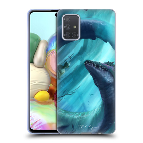 Piya Wannachaiwong Dragons Of Sea And Storms Dragon Of Atlantis Soft Gel Case for Samsung Galaxy A71 (2019)