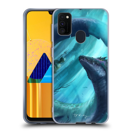Piya Wannachaiwong Dragons Of Sea And Storms Dragon Of Atlantis Soft Gel Case for Samsung Galaxy M30s (2019)/M21 (2020)