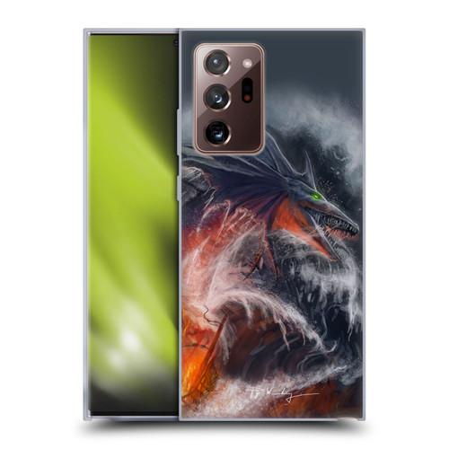 Piya Wannachaiwong Dragons Of Sea And Storms Sea Fire Dragon Soft Gel Case for Samsung Galaxy Note20 Ultra / 5G