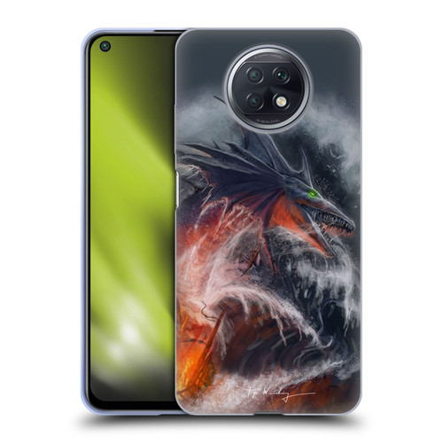 Piya Wannachaiwong Dragons Of Sea And Storms Sea Fire Dragon Soft Gel Case for Xiaomi Redmi Note 9T 5G