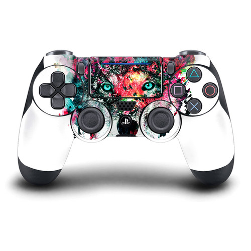 Riza Peker Art Mix Wolf Vinyl Sticker Skin Decal Cover for Sony DualShock 4 Controller