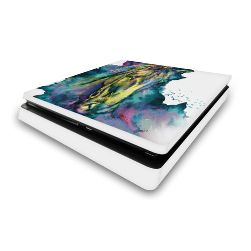 Riza Peker Art Mix Horse Vinyl Sticker Skin Decal Cover for Sony PS4 Slim Console