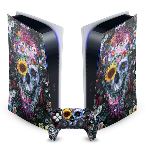 Riza Peker Art Mix Skull Vinyl Sticker Skin Decal Cover for Sony PS5 Digital Edition Bundle