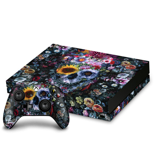 Riza Peker Art Mix Skull Vinyl Sticker Skin Decal Cover for Microsoft Xbox One X Bundle