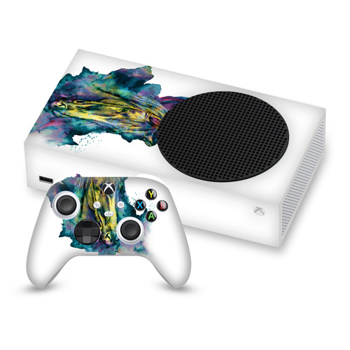 Riza Peker Art Mix Horse Vinyl Sticker Skin Decal Cover for Microsoft Series S Console & Controller