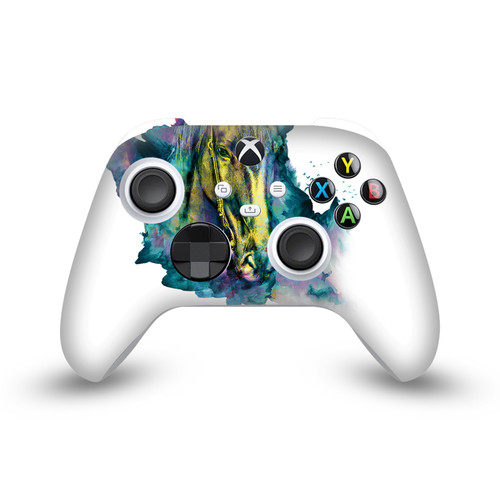 Riza Peker Art Mix Horse Vinyl Sticker Skin Decal Cover for Microsoft Xbox Series X / Series S Controller
