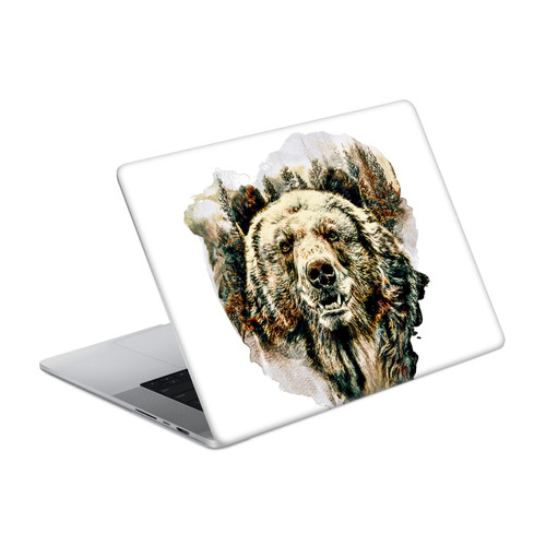 Riza Peker Animals Bear Vinyl Sticker Skin Decal Cover for Apple MacBook Pro 14" A2442 / A3426 / A3427