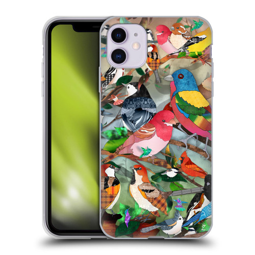 Suzan Lind Birds Medley 2 Soft Gel Case for Apple iPhone 11