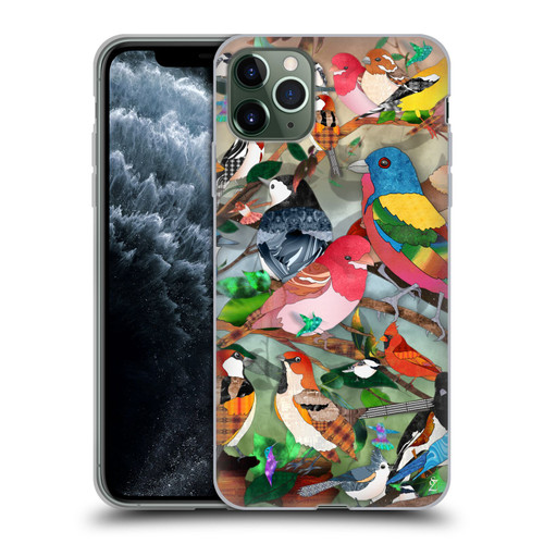Suzan Lind Birds Medley 2 Soft Gel Case for Apple iPhone 11 Pro Max