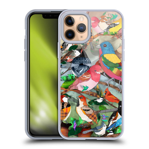 Suzan Lind Birds Medley 2 Soft Gel Case for Apple iPhone 11 Pro