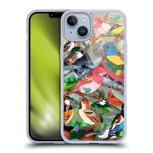 Suzan Lind Birds Medley 2 Soft Gel Case for Apple iPhone 14 Plus