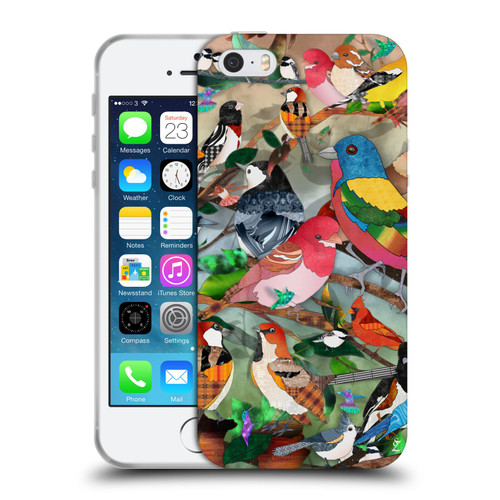 Suzan Lind Birds Medley 2 Soft Gel Case for Apple iPhone 5 / 5s / iPhone SE 2016