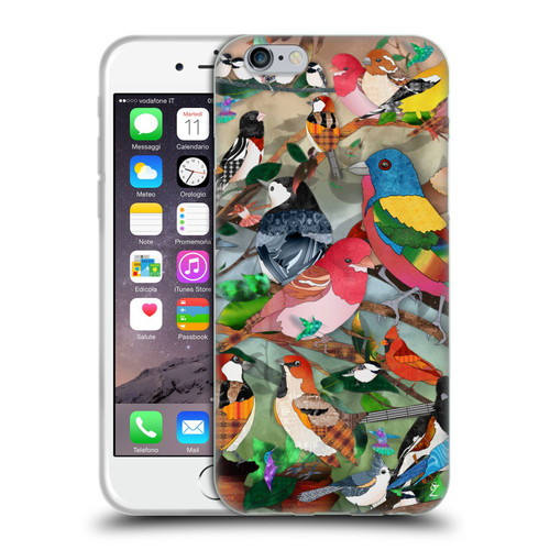 Suzan Lind Birds Medley 2 Soft Gel Case for Apple iPhone 6 / iPhone 6s