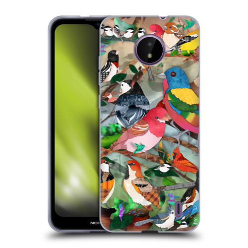 Suzan Lind Birds Medley 2 Soft Gel Case for Nokia C10 / C20