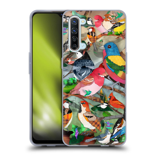 Suzan Lind Birds Medley 2 Soft Gel Case for OPPO Find X2 Lite 5G