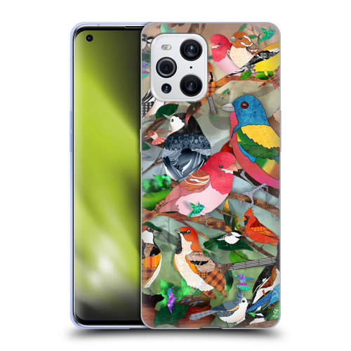 Suzan Lind Birds Medley 2 Soft Gel Case for OPPO Find X3 / Pro