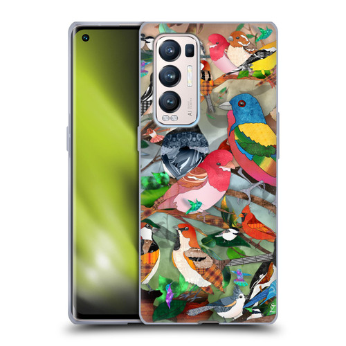 Suzan Lind Birds Medley 2 Soft Gel Case for OPPO Find X3 Neo / Reno5 Pro+ 5G