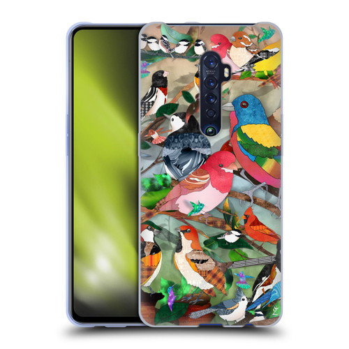 Suzan Lind Birds Medley 2 Soft Gel Case for OPPO Reno 2