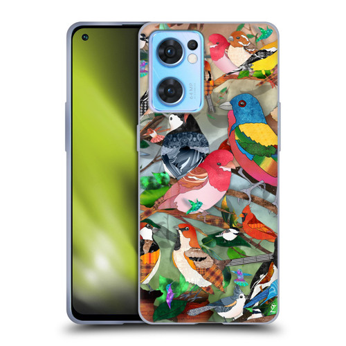 Suzan Lind Birds Medley 2 Soft Gel Case for OPPO Reno7 5G / Find X5 Lite