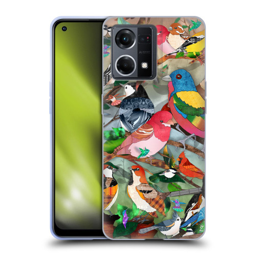 Suzan Lind Birds Medley 2 Soft Gel Case for OPPO Reno8 4G