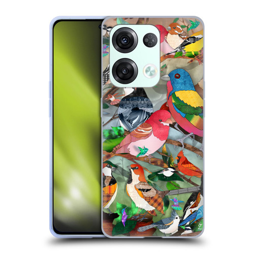 Suzan Lind Birds Medley 2 Soft Gel Case for OPPO Reno8 Pro