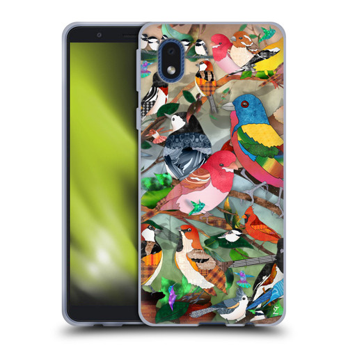 Suzan Lind Birds Medley 2 Soft Gel Case for Samsung Galaxy A01 Core (2020)