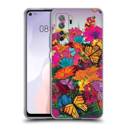 Suzan Lind Butterflies Garden Soft Gel Case for Huawei Nova 7 SE/P40 Lite 5G