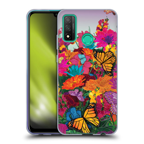 Suzan Lind Butterflies Garden Soft Gel Case for Huawei P Smart (2020)