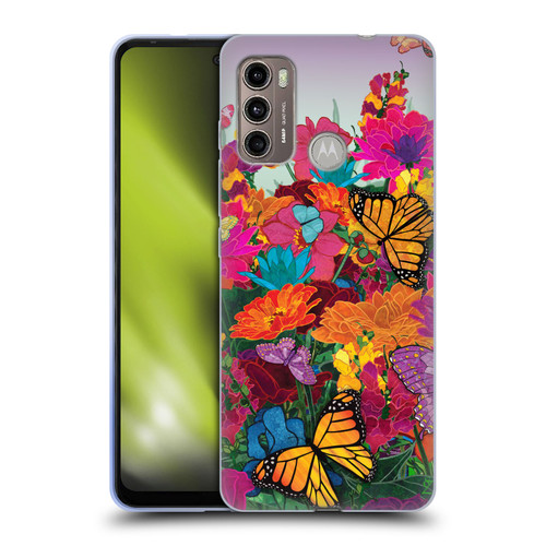 Suzan Lind Butterflies Garden Soft Gel Case for Motorola Moto G60 / Moto G40 Fusion