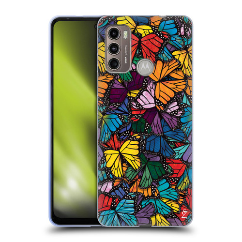 Suzan Lind Butterflies Monarch Soft Gel Case for Motorola Moto G60 / Moto G40 Fusion